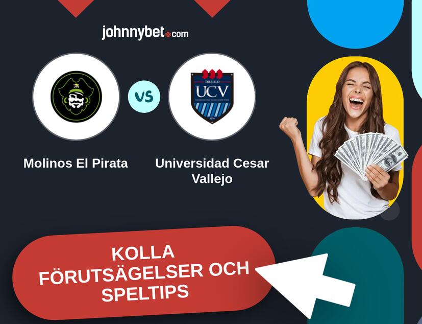 Molinos El Pirata - Universidad Cesar Vallejo Förutsägelser och Speltips