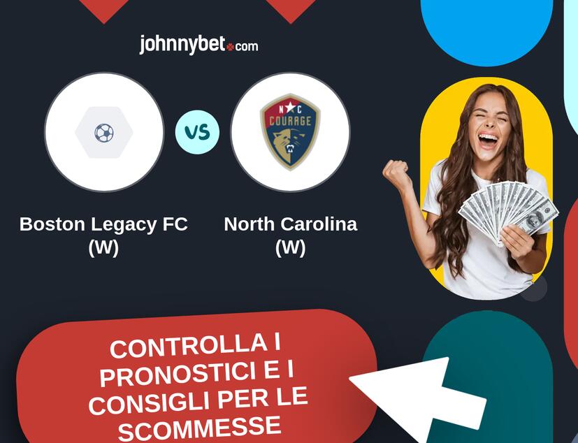 Boston Legacy FC (W) - North Carolina (W) Pronostici e Consigli Scommesse