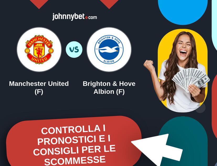Manchester United (F) - Brighton & Hove Albion (F) Pronostici e Consigli Scommesse