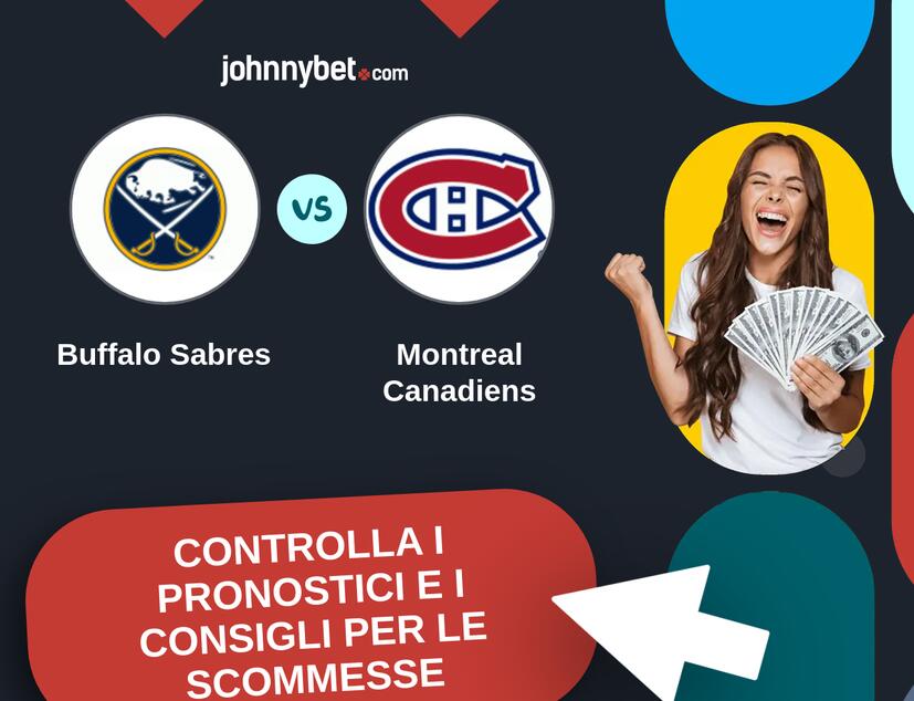 Buffalo Sabres - Montreal Canadiens Pronostici e Consigli Scommesse