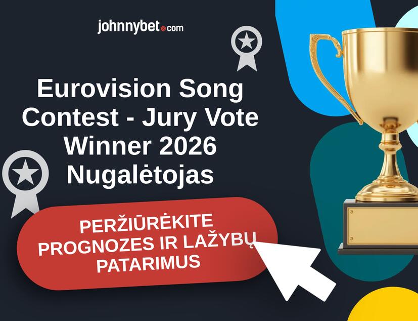 Eurovision Song Contest - Jury Vote Winner 2026 Prognozės ir Statymų Patarimai