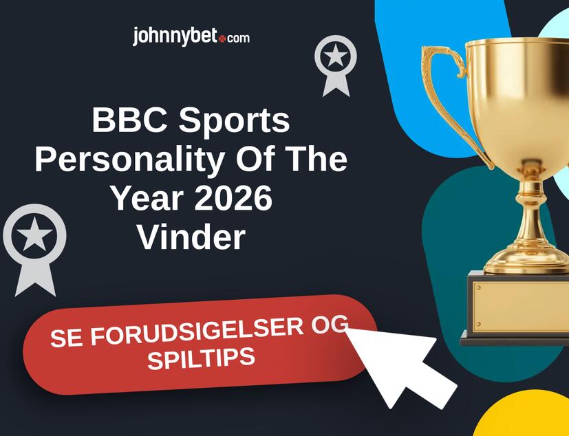 BBC Sports Personality Of The Year 2026 Forudsigelser og Spiltips
