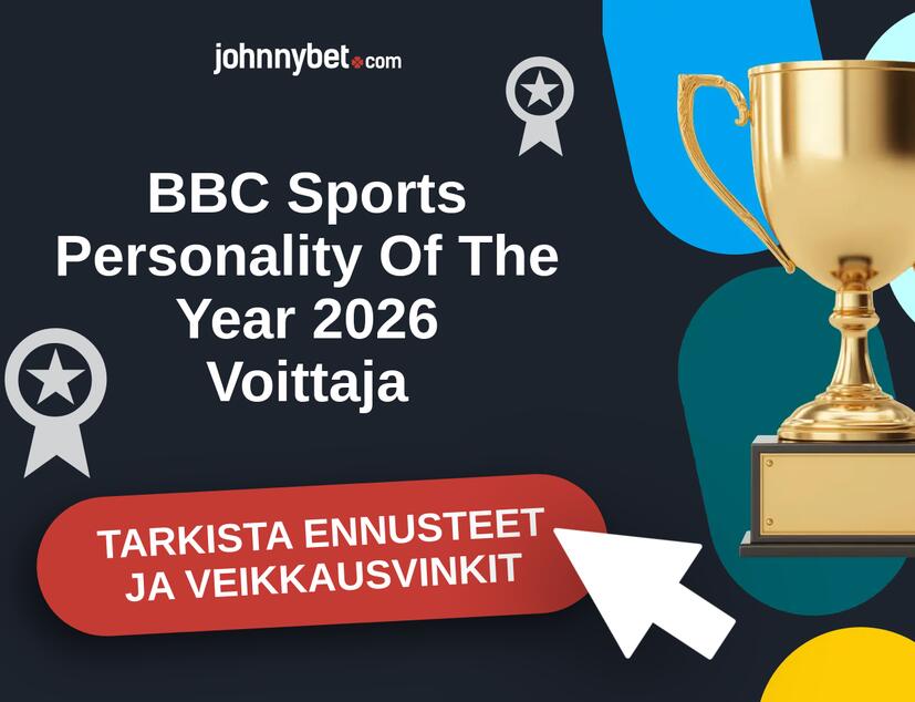 BBC Sports Personality Of The Year 2026 Ennusteet ja Vetovihjeet