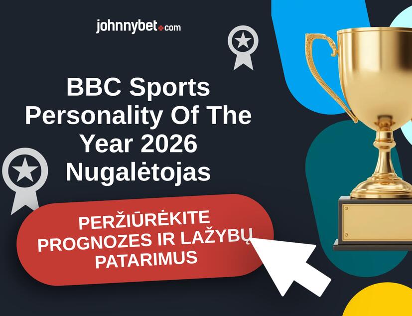 BBC Sports Personality Of The Year 2026 Prognozės ir Statymų Patarimai