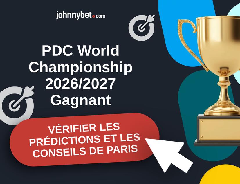 PDC World Championship 2026/2027 Prédictions et Conseils de Paris