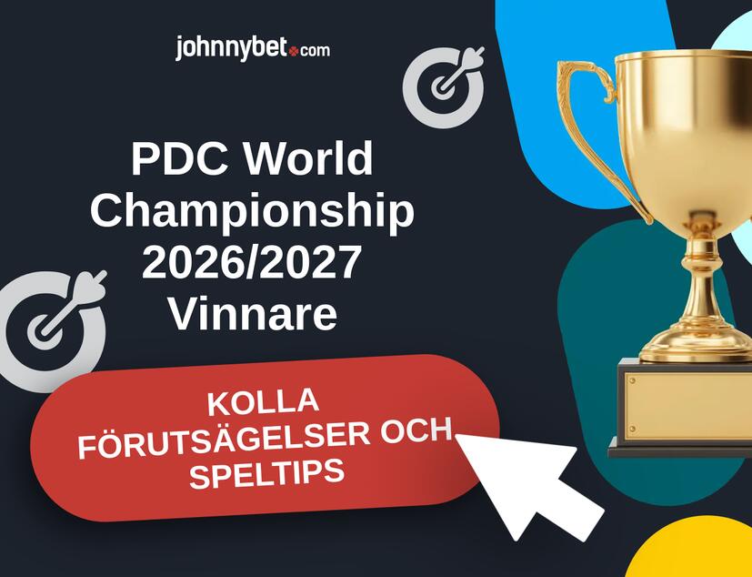 PDC World Championship 2026/2027 Förutsägelser och Speltips