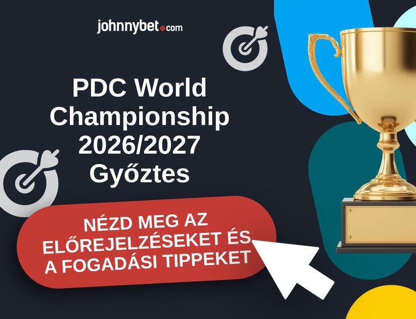 PDC World Championship 2026/2027 előrejelzések és fogadási tippek