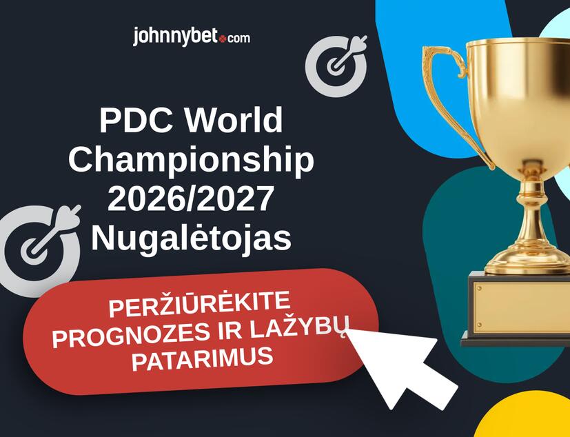 PDC World Championship 2026/2027 Prognozės ir Statymų Patarimai