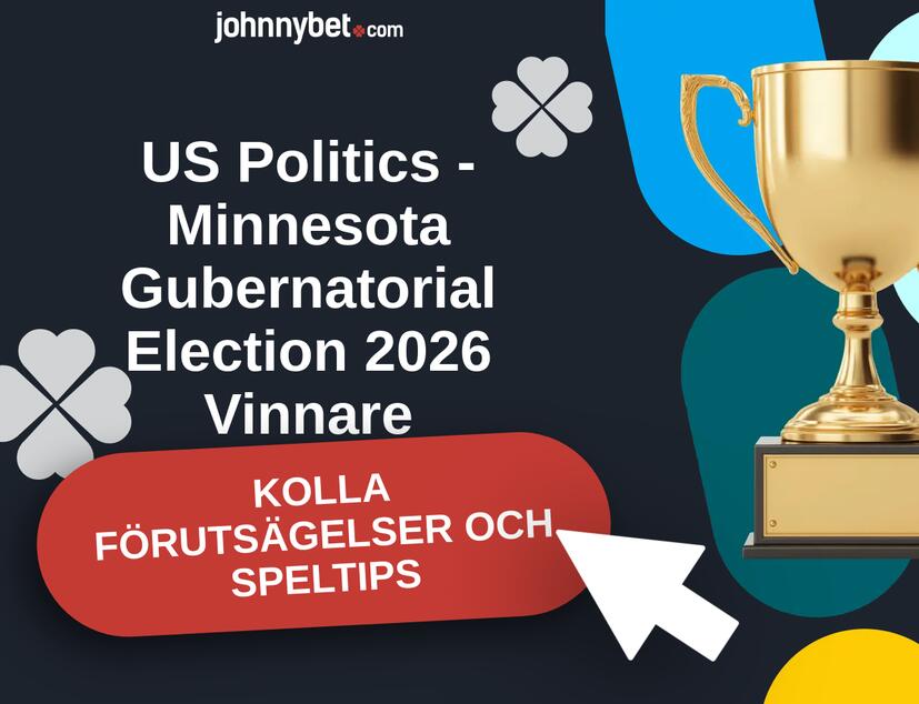 US Politics - Minnesota Gubernatorial Election 2026 Förutsägelser och Speltips