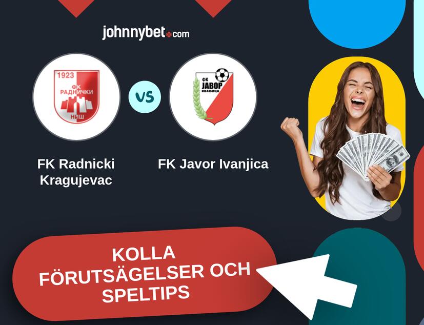 FK Radnicki Kragujevac - FK Javor Ivanjica Förutsägelser och Speltips