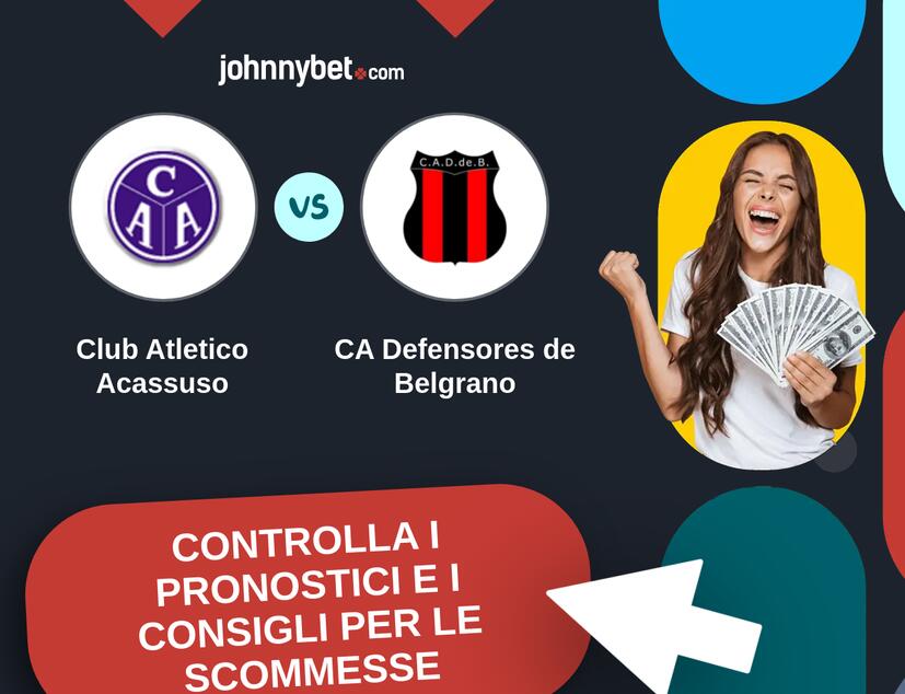 Club Atletico Acassuso - CA Defensores de Belgrano Pronostici e Consigli Scommesse