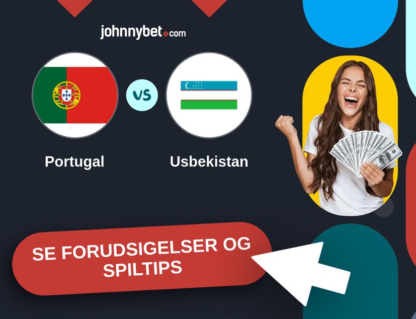 Portugal - Usbekistan Forudsigelser og Spiltips