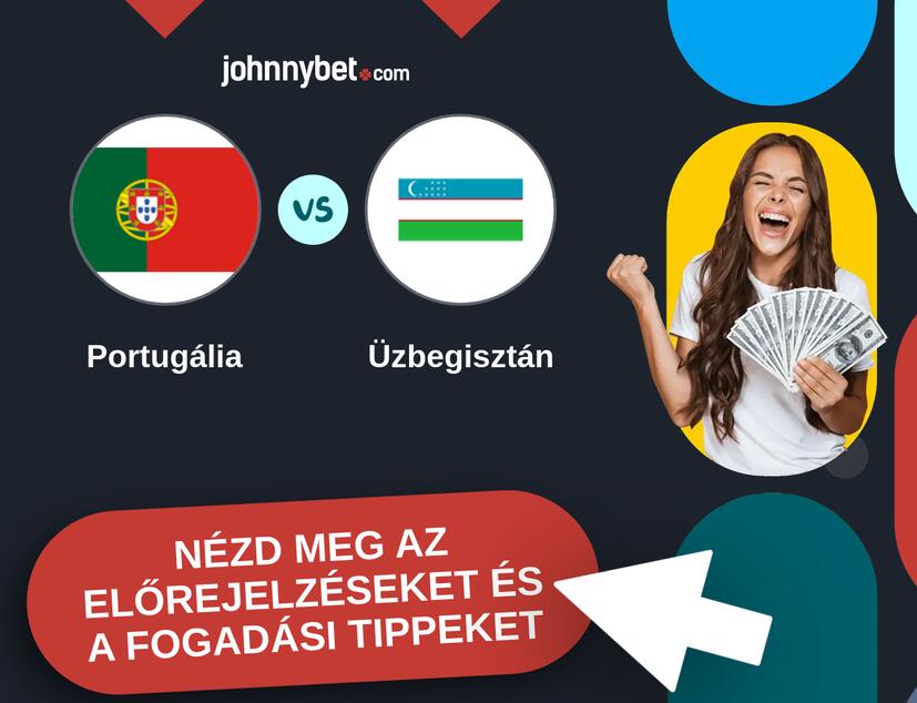 Portugália - Üzbegisztán előrejelzések és fogadási tippek