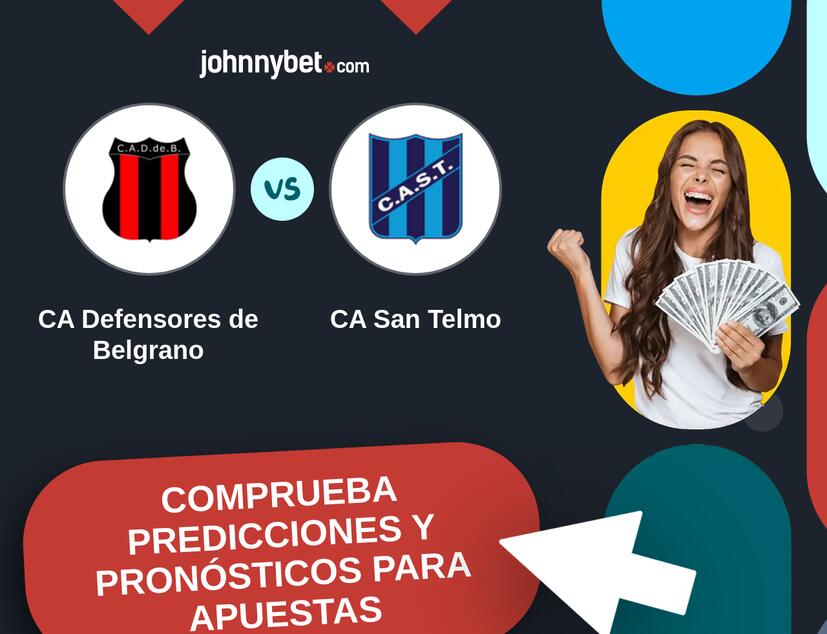 CA Defensores de Belgrano - CA San Telmo Pronósticos y Consejos de Apuestas