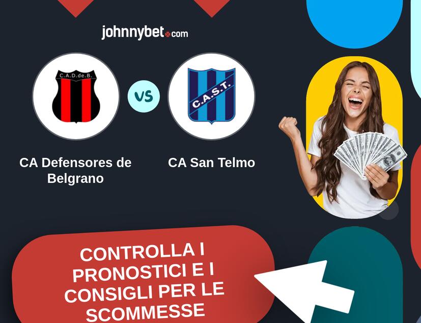 CA Defensores de Belgrano - CA San Telmo Pronostici e Consigli Scommesse