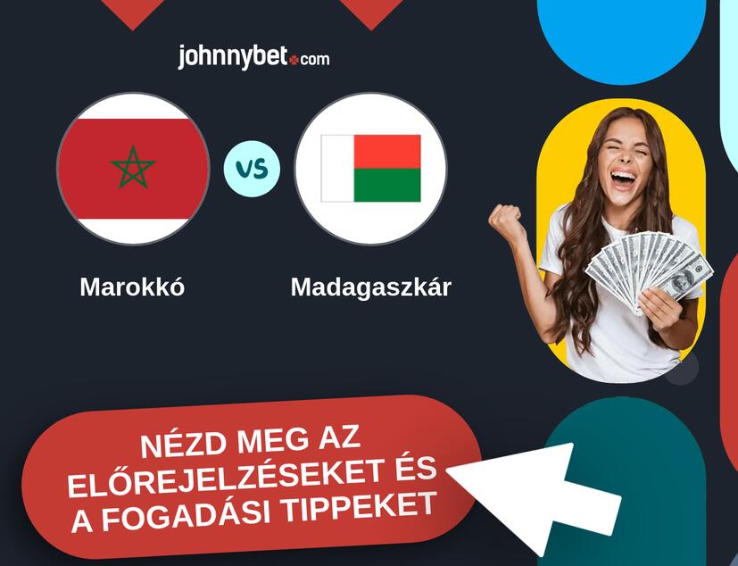 Marokkó - Madagaszkár előrejelzések és fogadási tippek