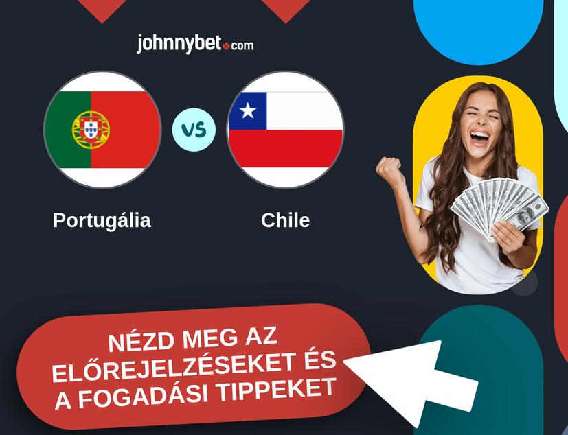 Portugália - Chile előrejelzések és fogadási tippek