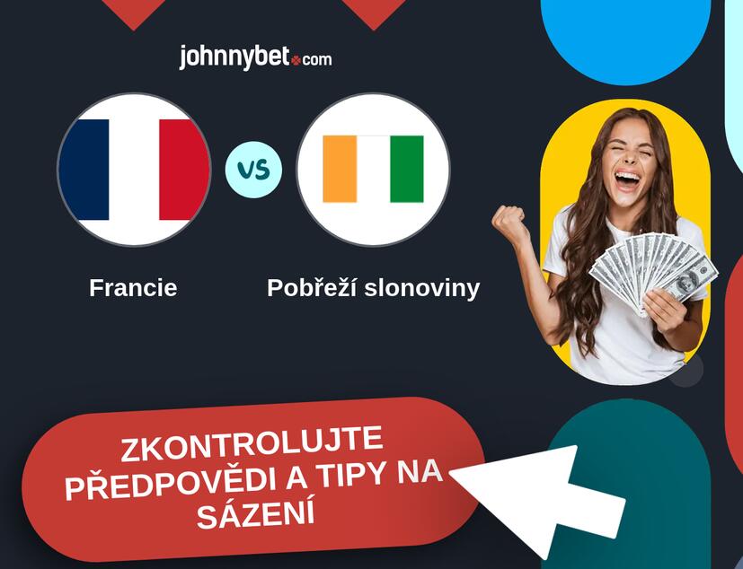 Francie - Pobřeží slonoviny Predikce a tipy na sázení.