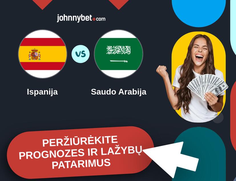 Ispanija - Saudo Arabija Prognozės ir Statymų Patarimai