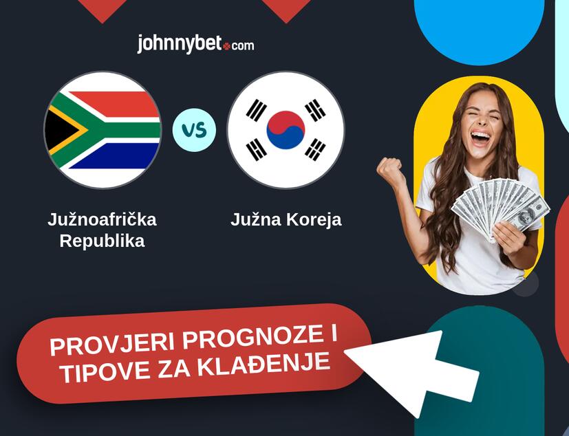 Južnoafrička Republika - Južna Koreja Tipovi i prognoze