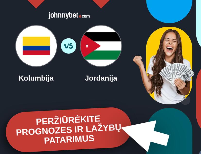Kolumbija - Jordanija Prognozės ir Statymų Patarimai