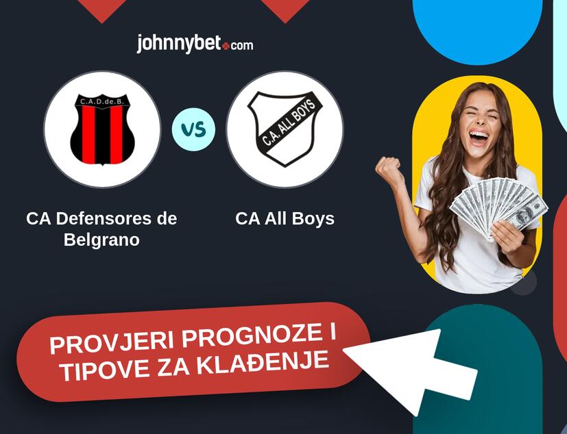 CA Defensores de Belgrano - CA All Boys Tipovi i prognoze