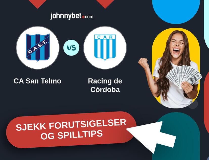 CA San Telmo - Racing de Córdoba Prediksjoner og Spilltips