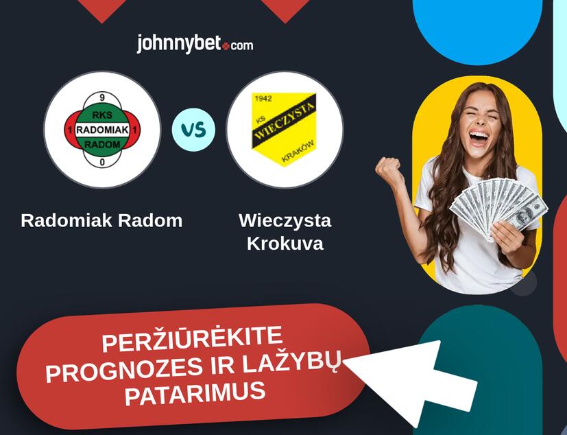 Radomiak Radom - Wieczysta Krokuva Prognozės ir Statymų Patarimai