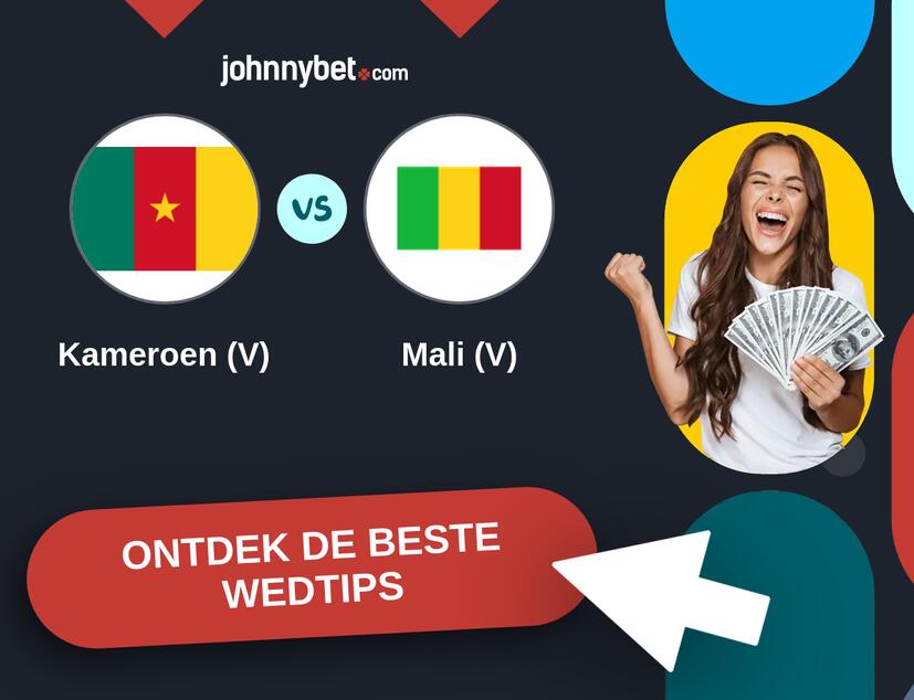 Kameroen (V) - Mali (V) Analyses en Wedtips