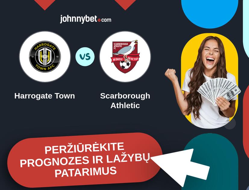 Harrogate Town - Scarborough Athletic Prognozės ir Statymų Patarimai