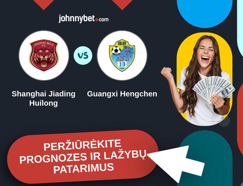 Shanghai Jiading Huilong - Guangxi Hengchen Prognozės ir Statymų Patarimai