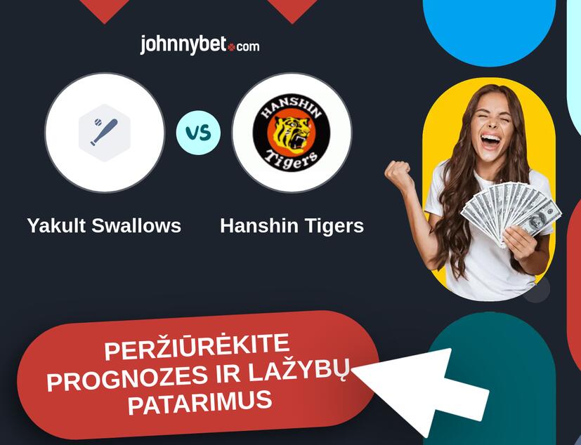 Yakult Swallows - Hanshin Tigers Prognozės ir Statymų Patarimai