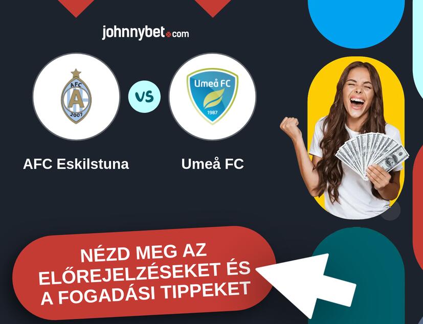 AFC Eskilstuna - Umeå FC előrejelzések és fogadási tippek