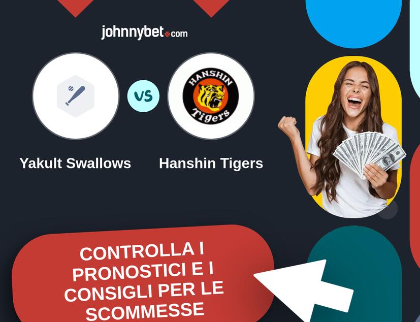 Yakult Swallows - Hanshin Tigers Pronostici e Consigli Scommesse