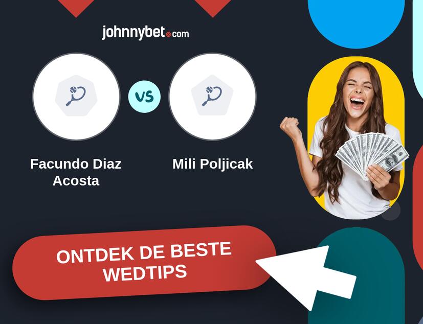 Facundo Diaz Acosta - Mili Poljicak Analyses en Wedtips