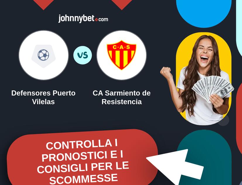 Defensores Puerto Vilelas - CA Sarmiento de Resistencia Pronostici e Consigli Scommesse