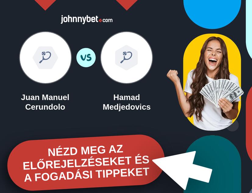 Juan Manuel Cerundolo - Hamad Medjedovics előrejelzések és fogadási tippek