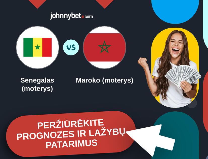 Senegalas (moterys) - Maroko (moterys) Prognozės ir Statymų Patarimai