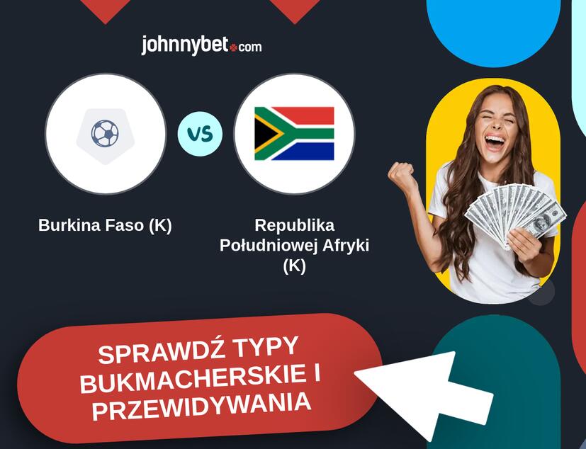 Burkina Faso (K) - Republika Południowej Afryki (K) Typy Bukmacherskie i Przewidywania