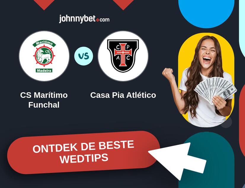 CS Marítimo Funchal - Casa Pia Atlético Analyses en Wedtips