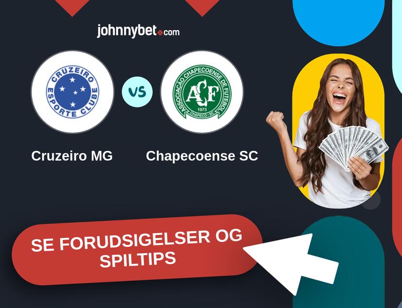Cruzeiro MG - Chapecoense SC Forudsigelser og Spiltips