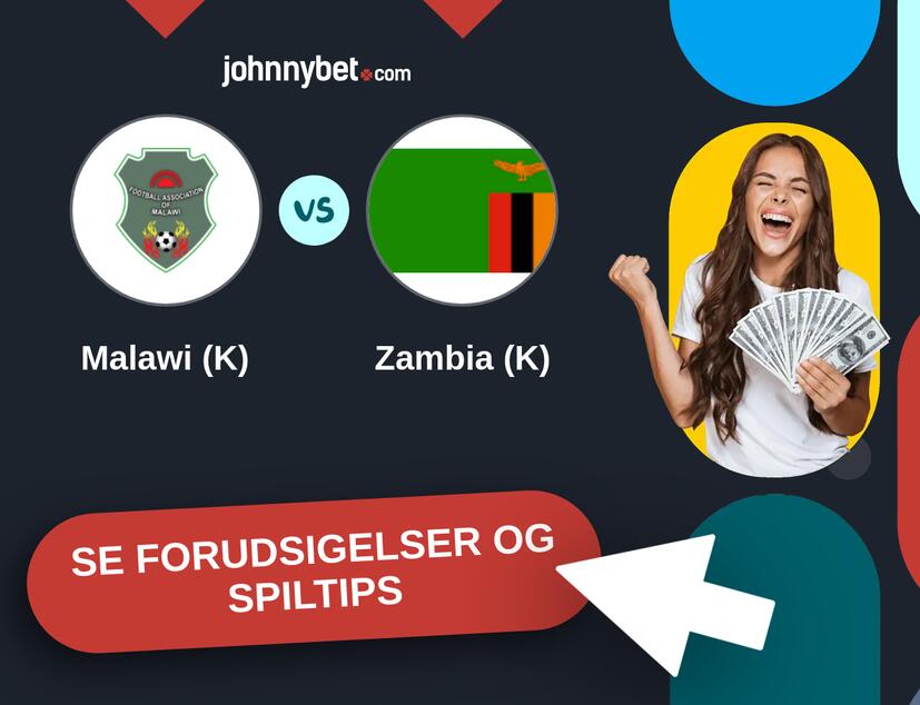 Malawi (K) - Zambia (K) Forudsigelser og Spiltips