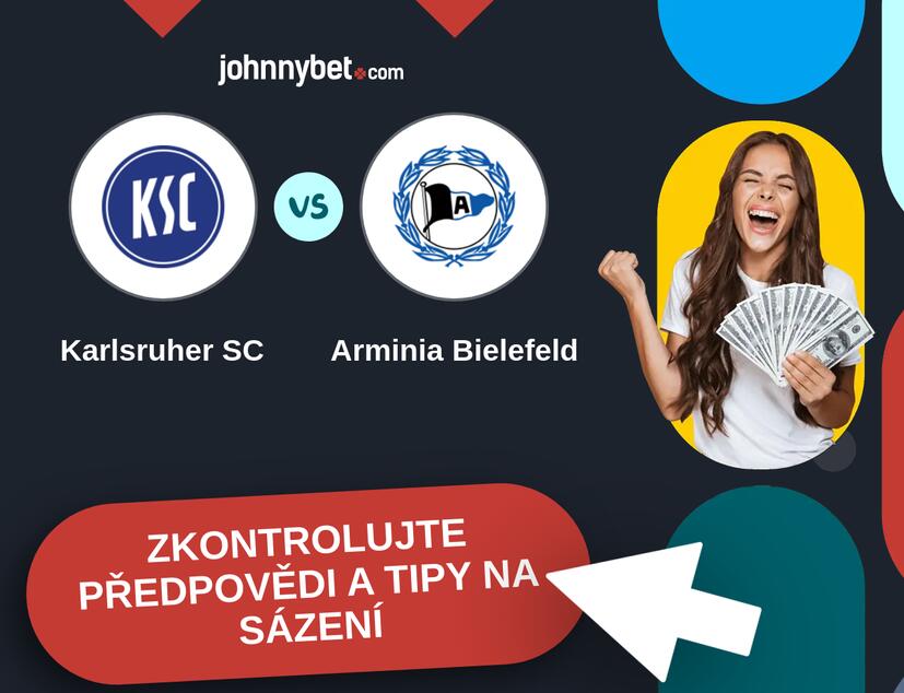 Karlsruher SC - Arminia Bielefeld Predikce a tipy na sázení.