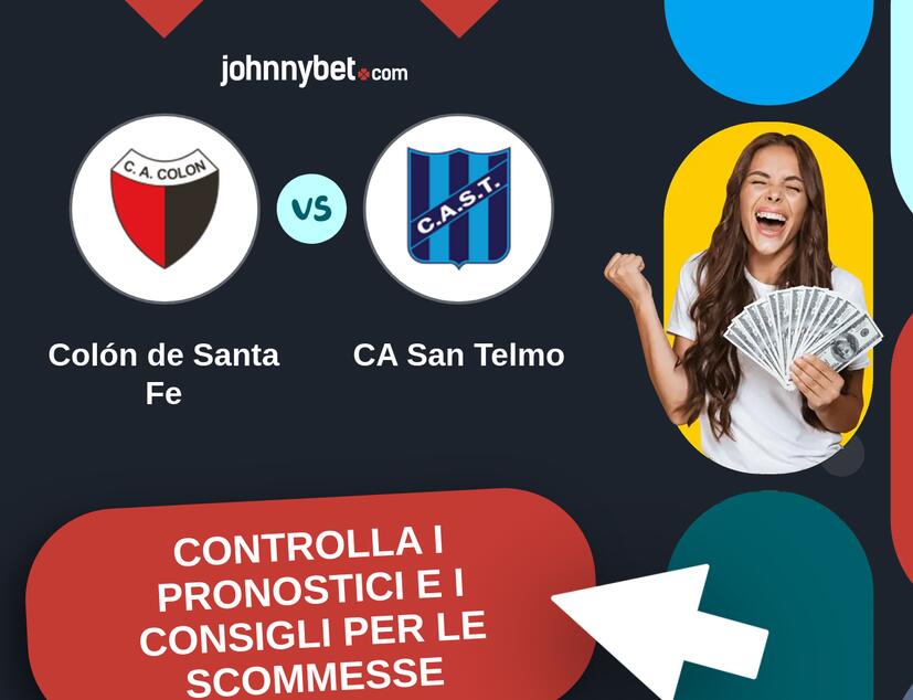 Colón de Santa Fe - CA San Telmo Pronostici e Consigli Scommesse