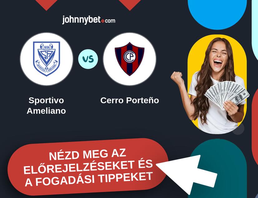 Sportivo Ameliano - Cerro Porteño előrejelzések és fogadási tippek