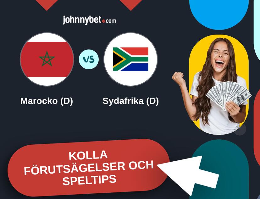 Marocko (D) - Sydafrika (D) Förutsägelser och Speltips