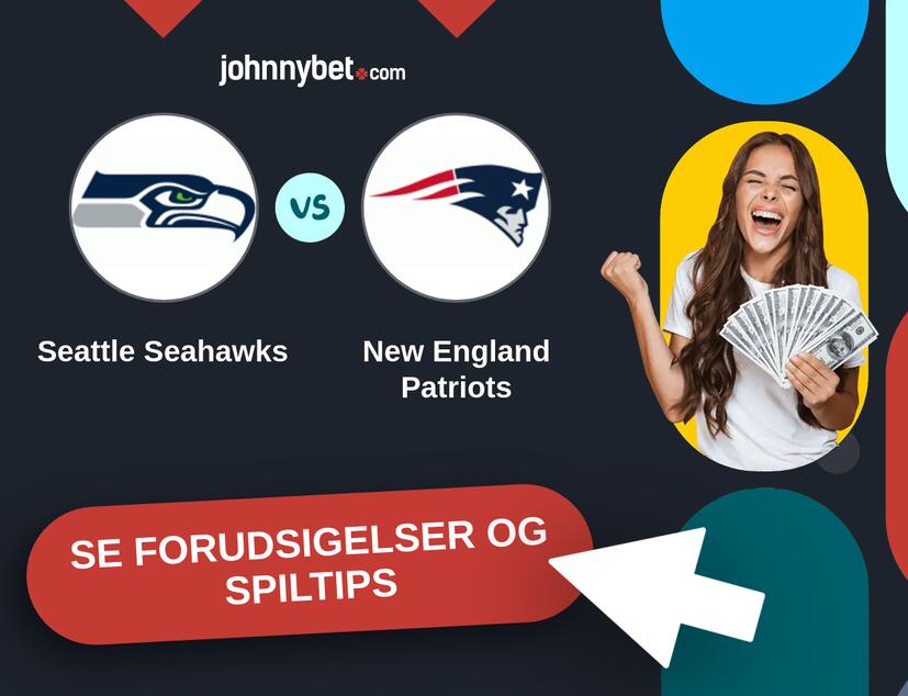 Seattle Seahawks - New England Patriots Forudsigelser og Spiltips