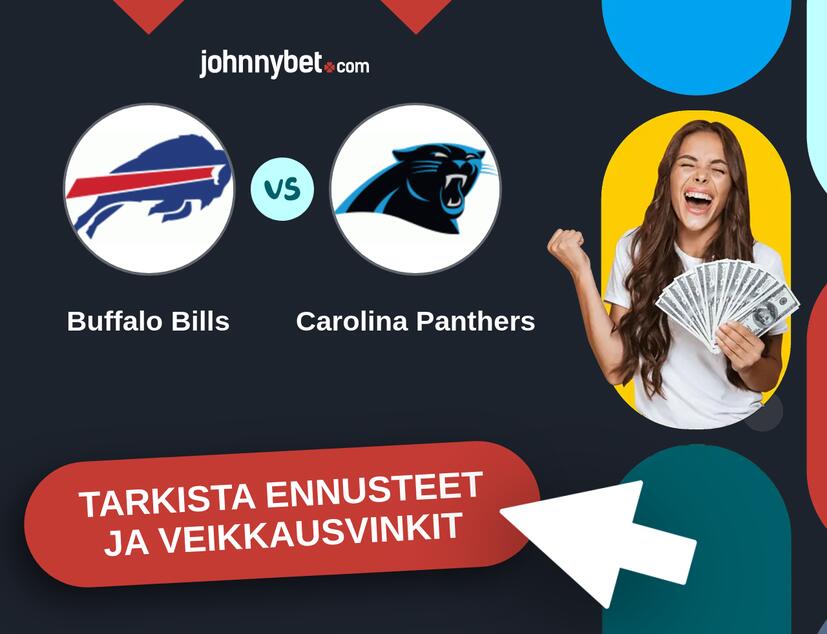 Buffalo Bills - Carolina Panthers Ennusteet ja Vetovihjeet