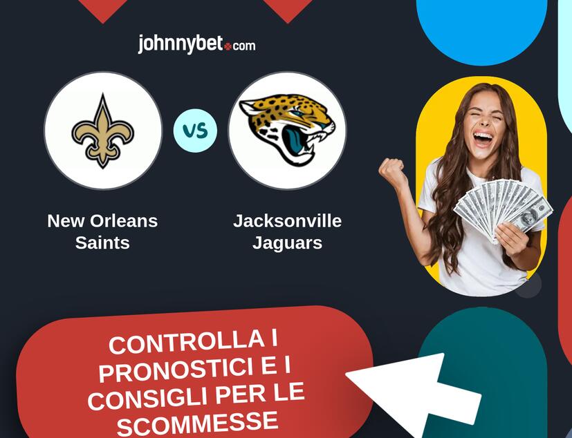 New Orleans Saints - Jacksonville Jaguars Pronostici e Consigli Scommesse