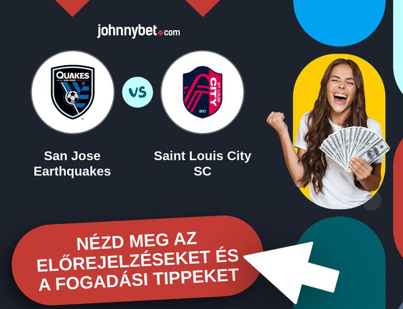 San Jose Earthquakes - Saint Louis City SC előrejelzések és fogadási tippek